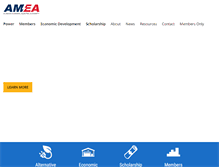Tablet Screenshot of amea.com